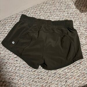 Lululemon Miles Ahead Short (2.5") Dark Olive- Size 4